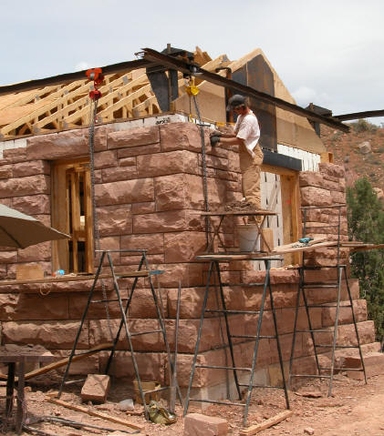 Construction of a new home in Utah